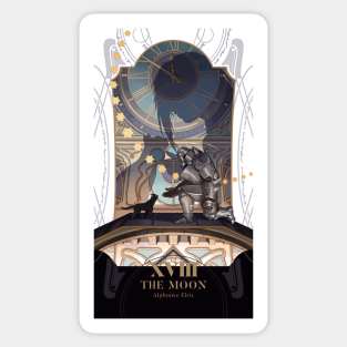 FMAB Card: XVIII The Moon Sticker